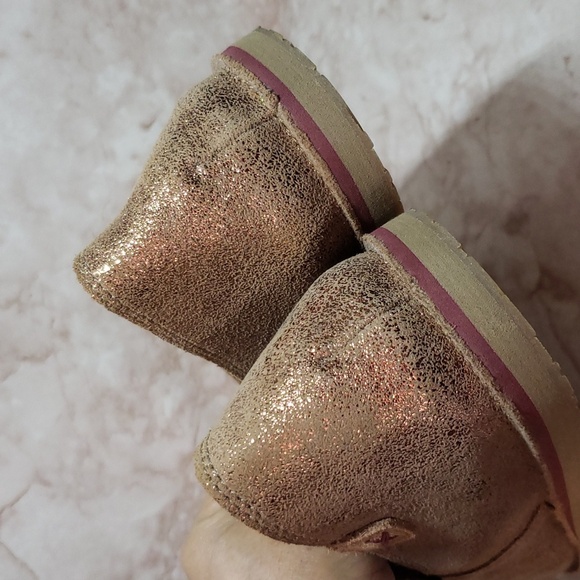 Twisted X metallic copper flats loafers removible insole women's shoes size 10 - Picture 4 of 8